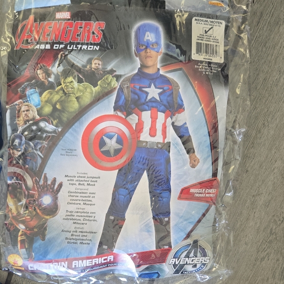 Get Ready for Halloween – Marvel Avengers Captain America Med. H15 - Picture 1 of 8